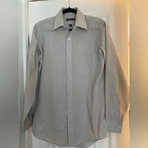 Van Heusen Light Gray Dress Shirt